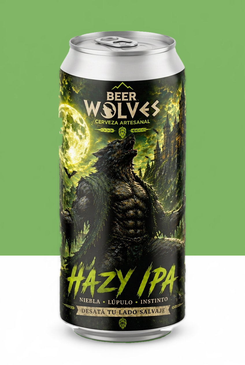 Hazy IPA Beer Wolves - Caja 12 Latas